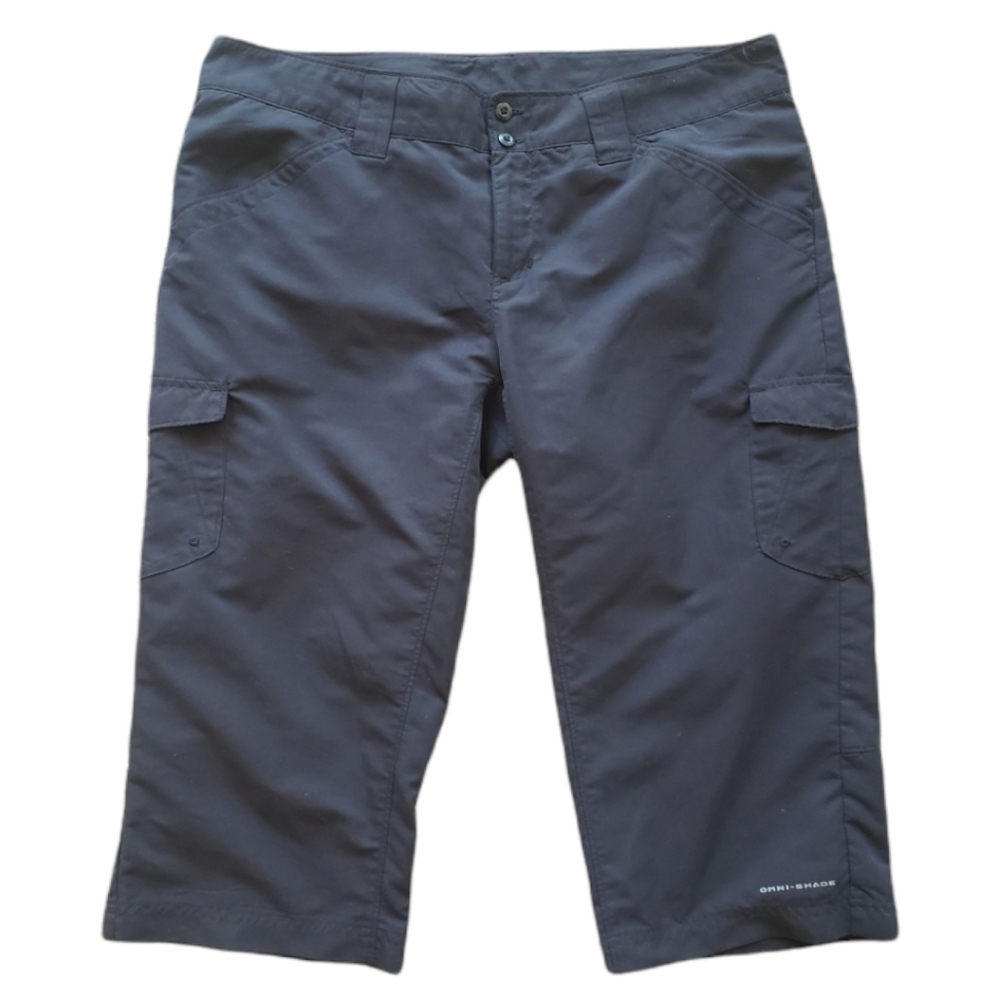 Columbia hiking polyester capri bermuda pants cargo shorts 10 Omni Shade
